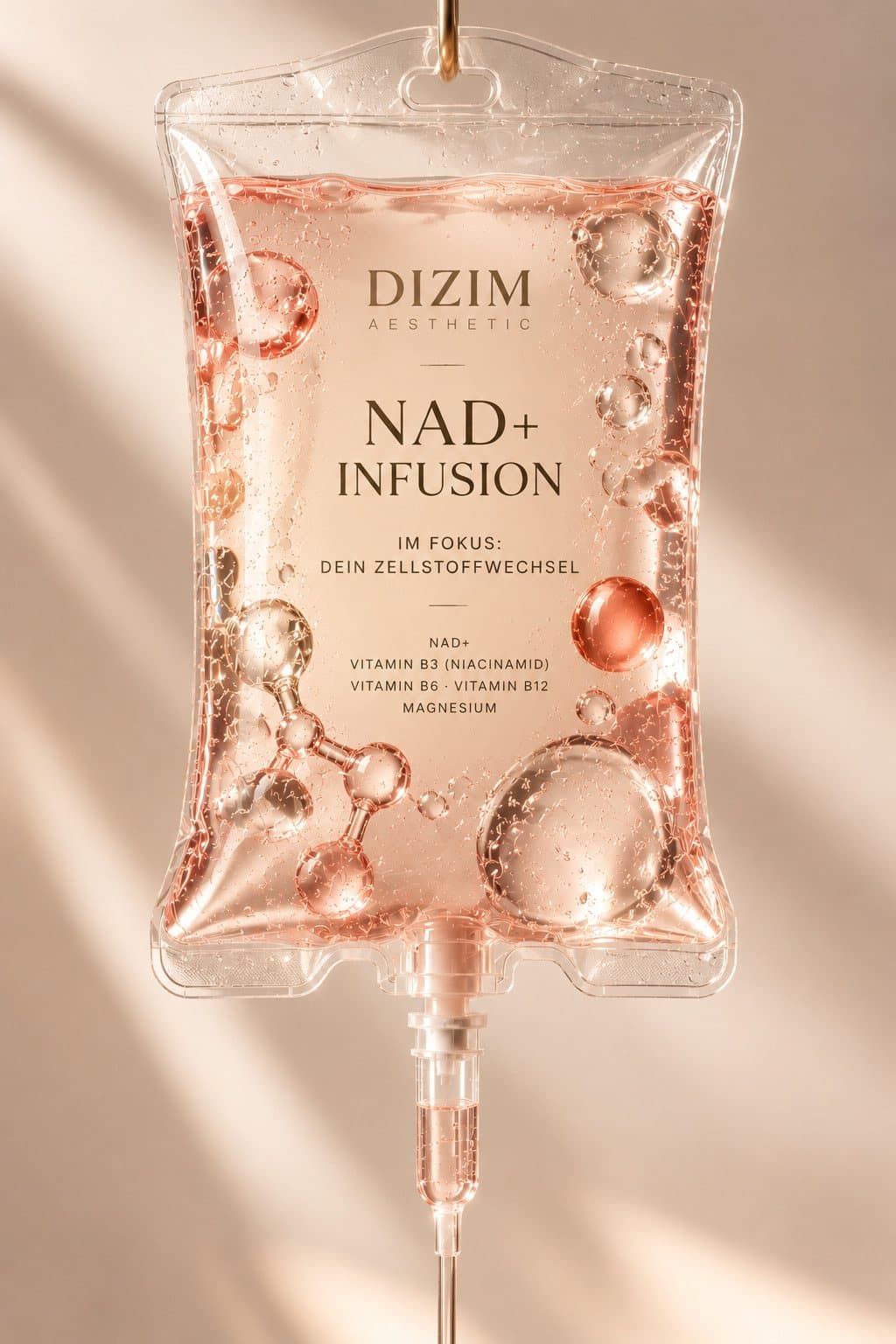 NAD+ Infusion bei Dizim Aesthetic – im Fokus: der Zellstoffwechsel, ab 690 €