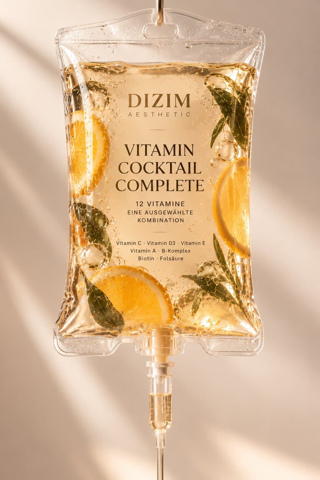 Vitamin Cocktail Complete – Infusionstherapie bei Dizim Aesthetic, 12 Vitamine, ab 290 €
