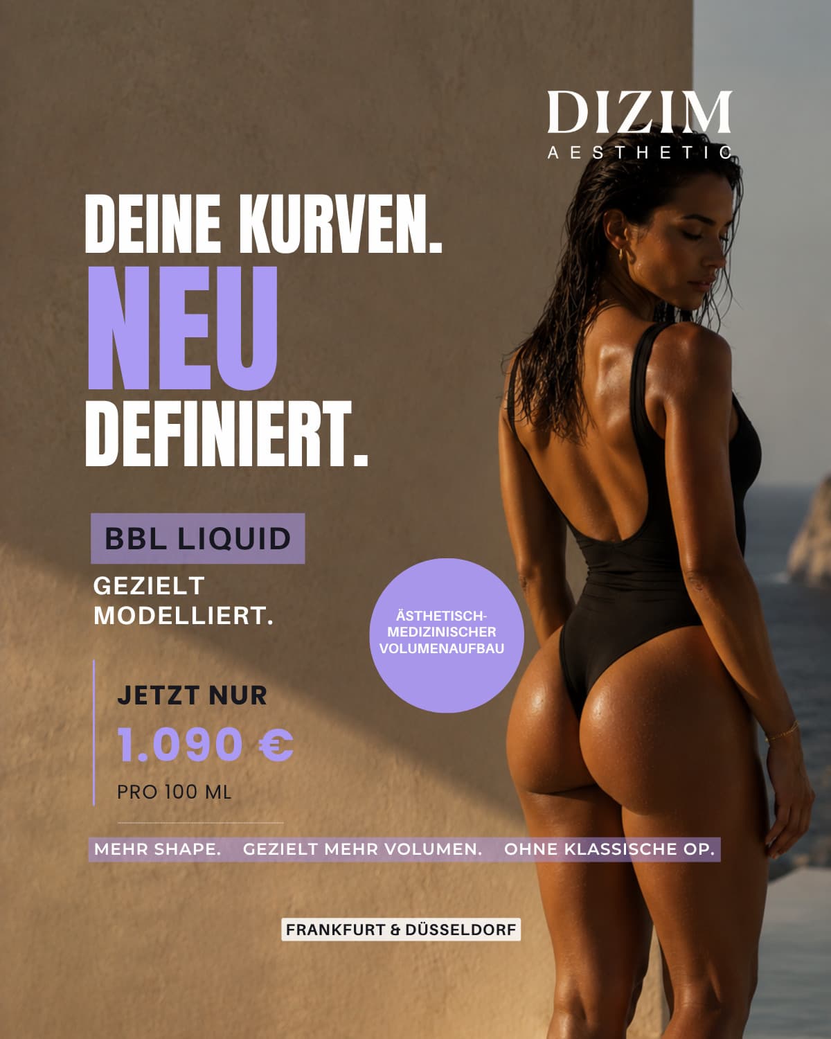 BBL Liquid Summer Special bei Dizim Aesthetic - jetzt 1.090 € statt 1.500 € pro 100 ml